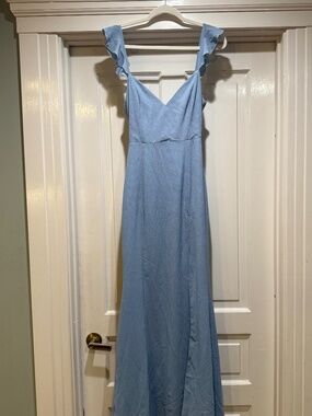 janezkie maxi dress femme formal dress in light blue Janezkie Maxi Dress